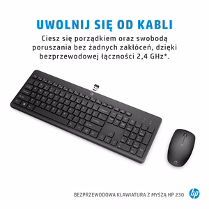 HP 230 беспроводная мышь + клавиатура