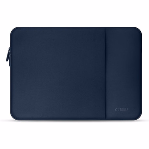 Tech-Protect Neoprene 15–16" nešiojamojo kompiuterio dėklas - tamsiai mėlynas
