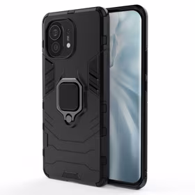 Dėklas "Ring Armor" skirtas Xiaomi Mi 11 5G juodas