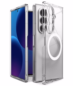Ringke Fusion Magnetic MagSafe dėklas Samsung Galaxy Z Fold 8 Ultra, skaidrus