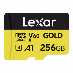 „Lexar GOLD“ microSDXC atminties kortelė, 256 GB