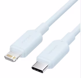 Laidas USB-C į Lightning 1m mėlynas Vention