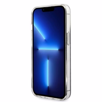 Rinkinys Guess GUBPP13LH4EACSK dėklas + įkroviklis iPhone 13 Pro juodas kietas dėklas su 4G raštu Magnetinis