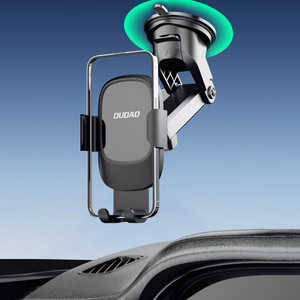 Dudao F5N+ gravity automobilinis laikiklis with suction cup windshield or dashboard - juodas
