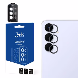 3mk Lens Protection Pro Fotoaparato stiklas, skirtas "Samsung Galaxy S25 FE" - Juodas
