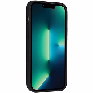 Audi sintetinės odos dėklas MagSafe iPhone 13 Pro / 13 - juodas