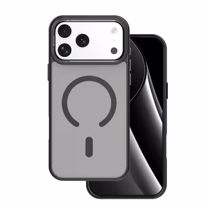 Frozen Mag dėklas for iPhone 17 Pro 6,3" juodas open ring