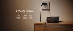 VEGER Išorinė baterija 50000 mAh PD QC3.0 5A 22,5W Tank Lite (W5001) juoda