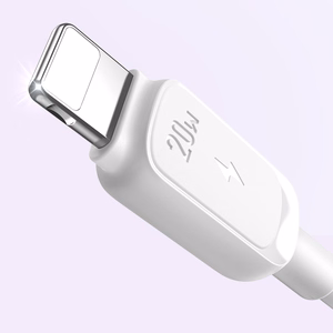 Joyroom Multi-Color Series A14 USB-C / Lightning 30W кабель 1.2 m - белый