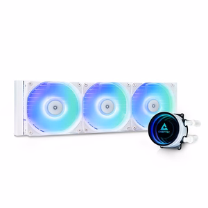 Chieftec CLC-360-RGB-W kompiuterio aušinimo sistema viskas viename skysčio aušintuvas 12 cm baltas