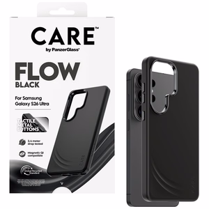 CARE by PanzerGlass Flow juodas Qi dėklas Samsung Galaxy S26 Ultra - juodas