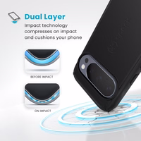 Speck ImpactHero Slim - dėklas Google Pixel 10 / Google Pixel 10 Pro (juodas)