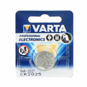VARTA CR2025 3V ličio baterijos, 2 vnt. VARTA lithium battery CR2025 3V 1 pcs