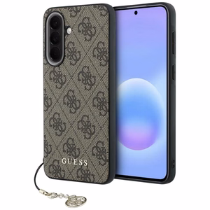 Guess dėklas Samsung Galaxy A37 (PU 4G Classic Logo with Charm) rudas