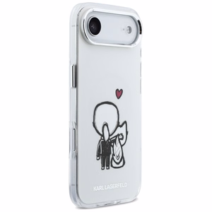 Karl Lagerfeld Karl & Choupette Back MagSafe Dėklas for iPhone Air - Clear