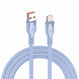 T-PHOX LAIDAS BOLD USB/LIGHTNING 3A ŠVIESIAI MĖLYNAS