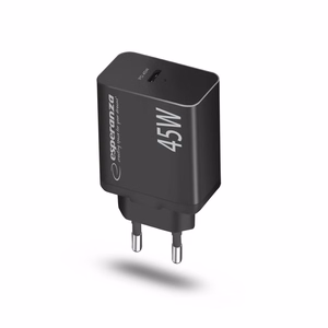 Esperanza EZC108K tinklo įkroviklis 45W juodas