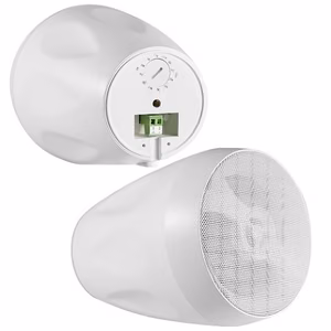 Lauko garsiakalbiai 20W, 4", 2 juostų, balti (pora)