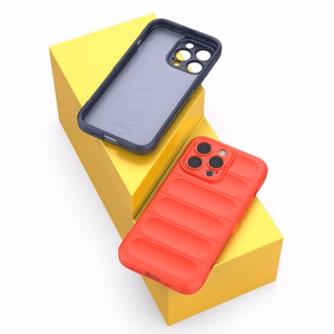 Magic Shield dėklas telefonui iPhone 13 Pro Max lanksčios šarvuotos tamsiai mėlynos spalvos dėklas