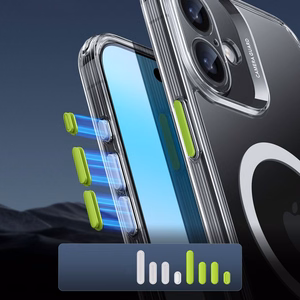 ESR Classic Pro Rinkinys Halolock Magnetinis dėklas iPhone 16 - Skaidrus