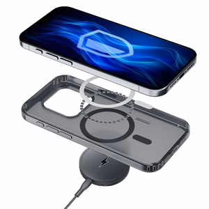 Dėklas 3mk Frosty MagCase Apple iPhone 16 Pro juodas