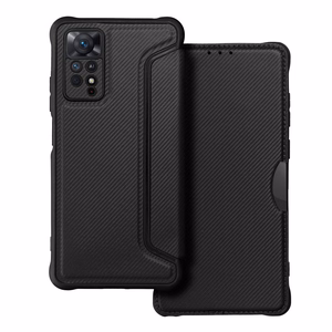 RAZOR knygos tipo dėklas telefonui XIAOMI Redmi Note 11 Pro / 11 Pro 5G juodas