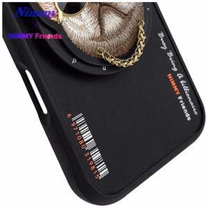 AmazingThing Nimmy Glasses Cool MagSafe dėklas telefonui iPhone 16 – juodas