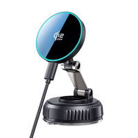 "Tech-Protect V8" magnetinis MagSafe 25 W automobilinis įkroviklis - juodas