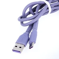 Maxlife MXUC-04 kabelis USB - USB-C 1,0 m 3A violetinis