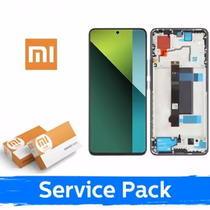 LCD ekranas suderinamas su Xiaomi Poco F6 5G su rėmeliu / žalias / (Service Pack)