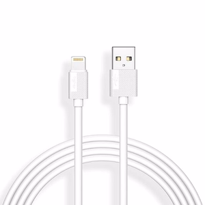 CABLE T-PHOX NETS LIGHTNING WHITE 3A ; PVC ; 1,2M