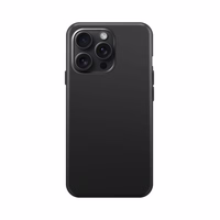 XQISIT NP SILIKONINIS DĖKLAS ANTI BAC, RECYCLED SKIRTAS IPHONE 15 PRO MAX JUODAS