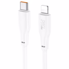 USB kabelis Hoco X93 60W USB-C to USB-C 1.0m baltas