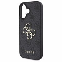 Guess 4G Didelis Logo iPhone 16 Plus Dėklas - juodas