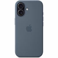 iPhone 17 silikoninis dėklas su MagSafe - inkarinė mėlyna
