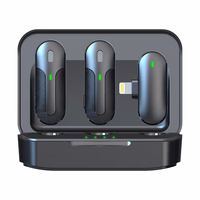 "Devia" mikrofonas "Smartfon Kintone Lightning" belaidis 2in1 juodas