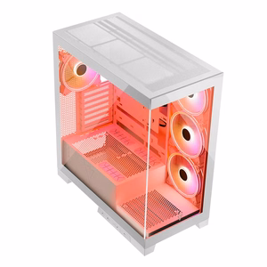 Modecom Volcano SPACE APEX ARGB MIDI „Midi Tower“ Balta