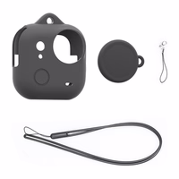 Silikoninis objektyvo dangtelis + PULUZ dėklas Insta360 GO Ultra