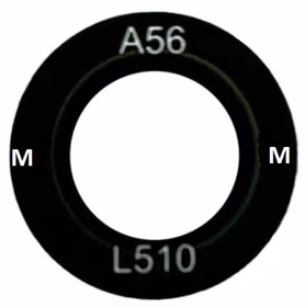 Samsung A566 A56 5G kameros stikliukas Black (lens Macro) 1pcs (service pack)