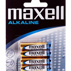 Maxell šarminė baterija LR-03 AAA 4 vnt. pakuotė vienkartinė baterija