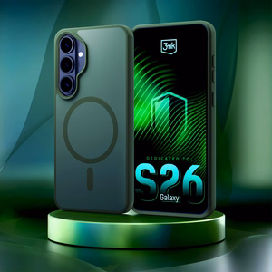 Samsung Galaxy S26 - 3mk Smoke MagCase Green