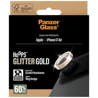 PanzerGlass Hoops Glitter Tempered Glass Lens Apsauginis stiklas skirtas iPhone Air - auksinis