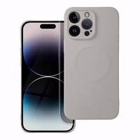 SILIKONINIS MAG DANGTELIS, suderinamas su MagSafe, skirtas SAMSUNG A37, pilkas titaninis