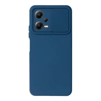 Camshield Soft dėklas telefonui Xiaomi Redmi Note 12 5G/Poco X5 (m) - tamsiai mėlynas