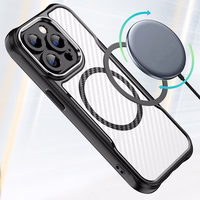 Defender Carbon Mag dėklas for iPhone 16 Pro Max 6,9" juodas