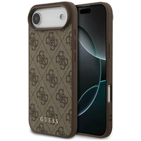 Guess 4G Klasikinis Dėklas telefonui iPhone 17 Air - rudas