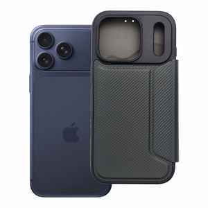 Dėklas telefonui Razor Book skirtas iPhone 17 Pro - tamsiai žalias