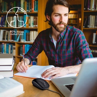 Logitech B110 Silent kompiuterio pelė Biuras Abiems rankoms USB A tipo Optinis 1000 DPI