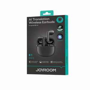 Joyroom JR-FB1 Funpods Bluetooth 6.0 In-Ear TWS Belaidės Ausinės su AI Funkcijomis - Juodos