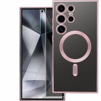 ELECTRO MAG COVER dėklas suderinamas su Magnetine XIAOMI Redmi 15C rožinis auksas